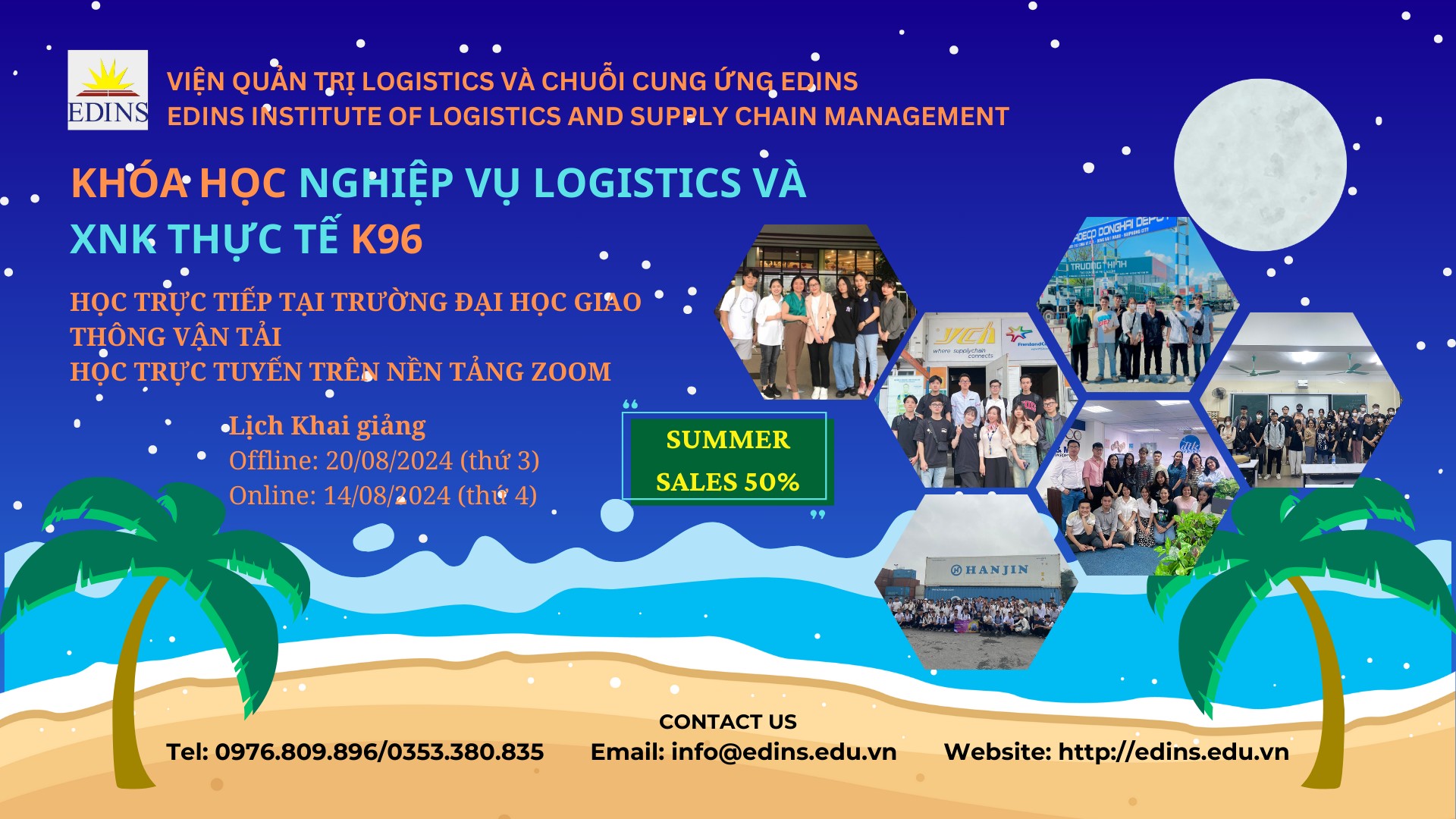 [EDINS KHAI GIẢNG KHÓA LOGISTICS VÀ XUẤT NHẬP KHẨU THÁNG 8 – K96]